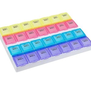 EZY DOSE Monthly Medtime (28-Day) Pill Planner │Monthly Pill Organizer